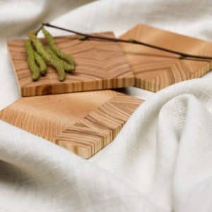 Untersetzer aus Holz - Esche