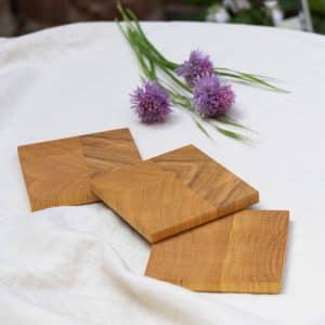 Untersetzer aus Holz - Kirsche