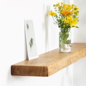 Schwebendes Wandregal Eiche